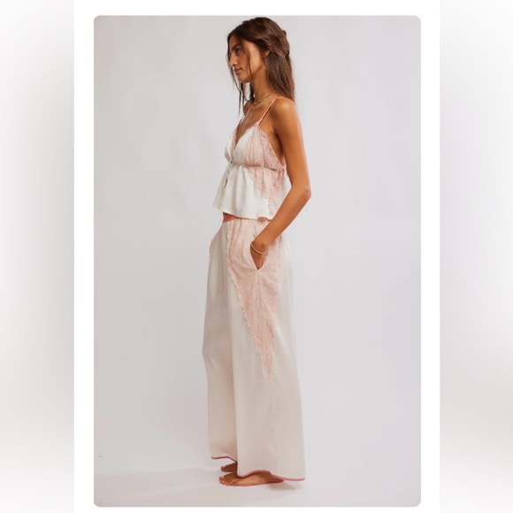 Anywhere With You Satin Sleeveless V-Neck Cami & Pant Pajama Set - Picture 6 of 7
